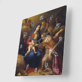 Het Huwelijk van de mysticus van St Catherine Vierkante Klok (Hoek)