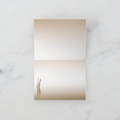 Het Huwelijk van de Oogst van de herfst dankt u Bedankkaart (Binnen)