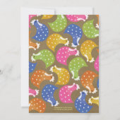 Het Huwelijk van de Partij van de Vrijgezellin van Kaart (Achterkant)