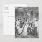 Het huwelijk van de prinses Charlotte van Briefkaart (Voorkant / Achterkant)