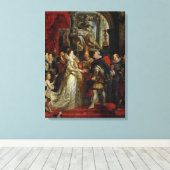 Het huwelijk van de Volmacht Canvas Afdruk (Insitu (Houten vloer))