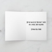 Het Huwelijk van de zombie Kaart (Binnen)