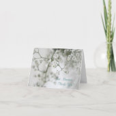 Het Huwelijk van de zuiverheid dankt u kaardt Bedankkaart (Voorkant)