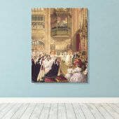 Het huwelijk van Edward VII Canvas Afdruk (Insitu (Houten vloer))