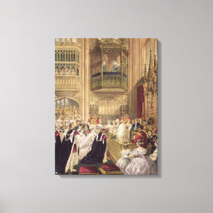 Het huwelijk van Edward VII Canvas Afdruk