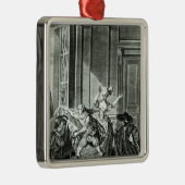 Het huwelijk van figaro'' metalen ornament (Rechts)