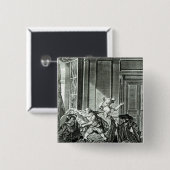 Het huwelijk van figaro'' vierkante button 5,1 cm (Voorkant /achterkant)