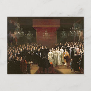 Het huwelijk van Frederick William Briefkaart