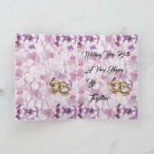 Het Huwelijk van gelukwensen, Verloving, Kaart (Binnen)