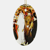 Het Huwelijk van Hassidic Keramisch Ornament (Rechts)