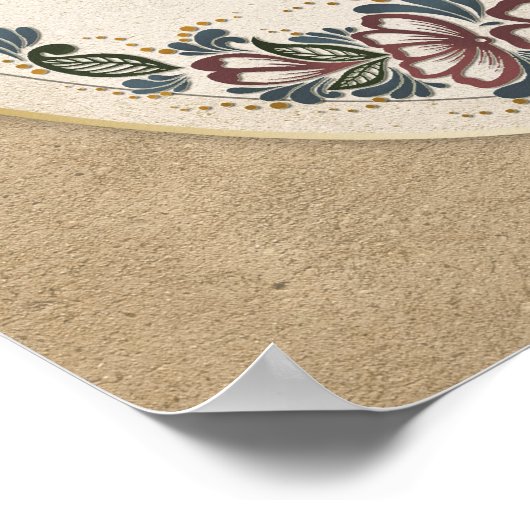 Het huwelijk van het certificaat: (Ornamental Keep Poster (Hoek)