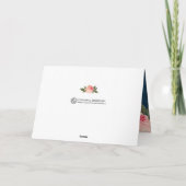 Het Huwelijk van het koraal en van de Marine dankt Bedankkaart (Achterkant)