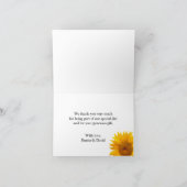 Het Huwelijk van het Land van het Wijnvat van de Bedankkaart (Binnen)