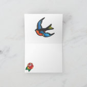 Het Huwelijk van het tattoo dankt u nota neemt van Bedankkaart (Binnen)