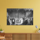 Het huwelijk van Koningin Victoria en Prins Albert Canvas Afdruk (Insitu (Woonkamer))