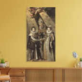 Het huwelijk van Louis XIII Canvas Afdruk (Insitu (Woonkamer))