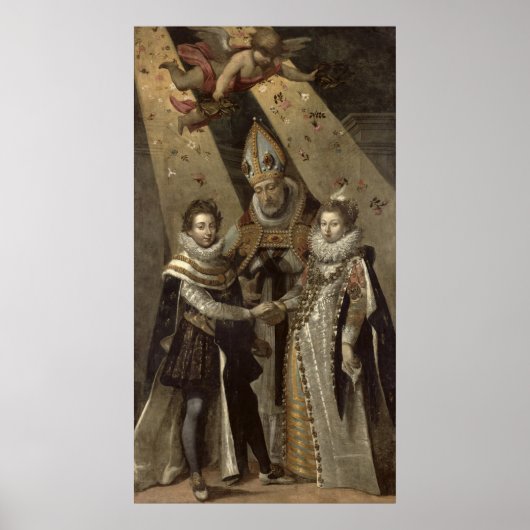 Het huwelijk van Louis XIII Poster (Voorkant)