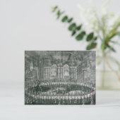 Het huwelijk van Peter I en Catherine in de winter Briefkaart (Staand voorkant)