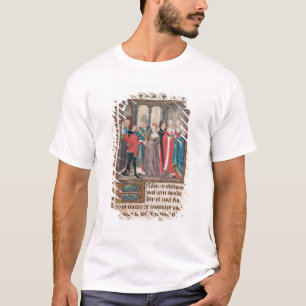 Het huwelijk van Philippe Auguste King in Frankrij T-shirt