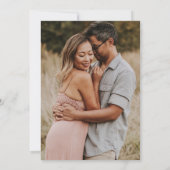 Het huwelijk van Sage Green Modern Typografie Kaart (Achterkant)