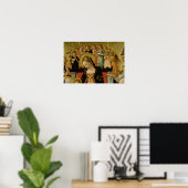 Het huwelijk van Sint-Catherine van Siena Poster (Thuiskantoor)