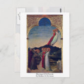 Het huwelijk van St. Francis door Stefano di Giova Briefkaart (Voorkant / Achterkant)