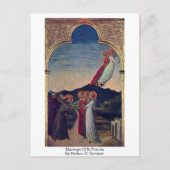 Het huwelijk van St. Francis door Stefano di Giova Briefkaart (Voorkant)