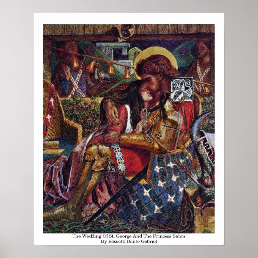 Het huwelijk van St. George en de prinses Sabra Poster (Voorkant)