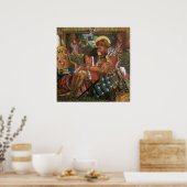 Het huwelijk van St. George & Princess Sabra Poster (Keuken)