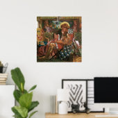Het huwelijk van St. George & Princess Sabra Poster (Thuiskantoor)