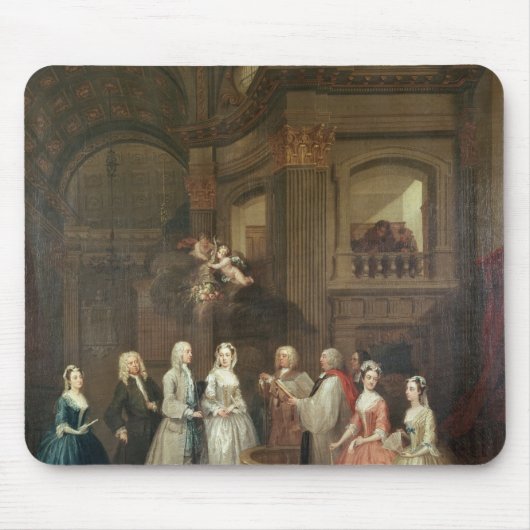 Het huwelijk van Stephen Beckingham en Mary Cox Muismat (Voorkant)