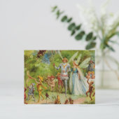 Het huwelijk van Thumbelina Briefkaart (Staand voorkant)