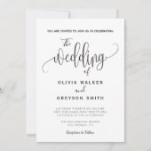 Het huwelijk van Uitnodiging (Voorkant)