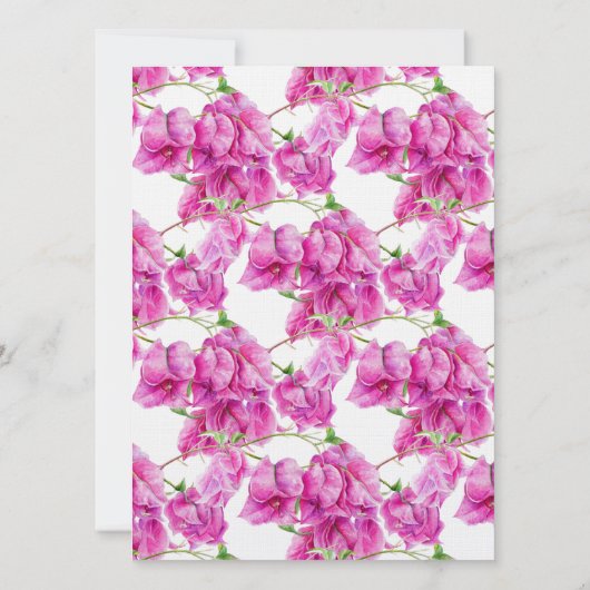 Het huwelijk veranderde in een live stream bougain kaart (Achterkant)