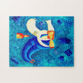 Het Huwelijks Schilderij Hedendaagse Kunst Legpuzzel (Horizontaal)