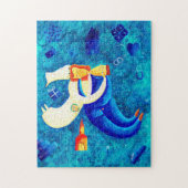 Het Huwelijks Schilderij Hedendaagse Kunst Legpuzzel (Verticaal)