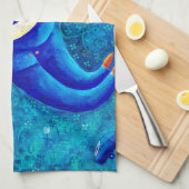 Het Huwelijks Schilderij Hedendaagse Kunst Theedoek (Quarter Fold)