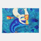 Het Huwelijks Schilderij Hedendaagse Kunst Theedoek (Horizontaal)