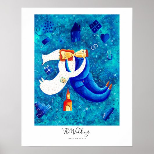Het Huwelijks Schilderij Poster (Voorkant)
