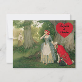 Het Huwelijksaanzoek door Sir James Dromgole Linto Briefkaart