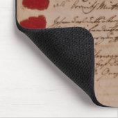 Het huwelijksattest Wolfgang, Mozart en Weber Muismat (Hoek)