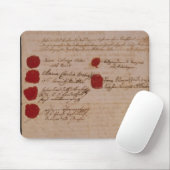 Het huwelijksattest Wolfgang, Mozart en Weber Muismat (Met muis)