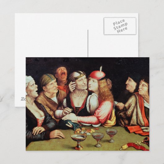 Het huwelijkscontract 2 briefkaart (Voorkant / Achterkant)