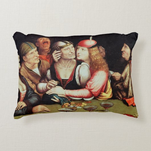 Het huwelijkscontract 2 decoratief kussen (Voorkant)