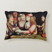 Het huwelijkscontract 2 decoratief kussen (Achterkant)