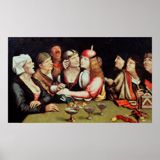 Het huwelijkscontract poster (Voorkant)