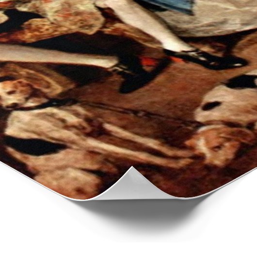 Het huwelijkscontract van William Hogarth Poster (Hoek)