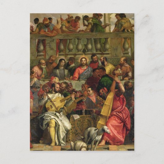 Het huwelijksfeest op Cana Briefkaart (Voorkant)