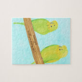 Het huwelijksvoorstel parakeets puzzel voor liefde (Horizontaal)