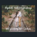 Het huwelijksvoorstel trouwt me unieke foto acryl puzzel<br><div class="desc">Maak je huwelijksvoorstel romantisch en gedenkwaardig met een unieke "Will You Marry Me" aangepaste foto acrylpuzzel met keepaardbox. Afbeelding en alle formuleringen zijn eenvoudig te personaliseren. (AFBEELDING PLAATSEN TIP: Een gemakkelijke manier om een foto precies te centreren hoe u wilt is het bebouwen alvorens aan de website van Zazzle te...</div>